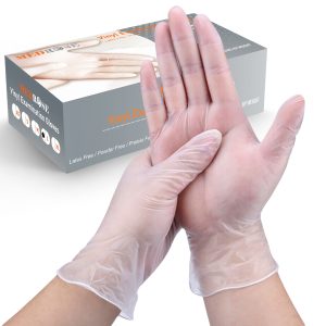 MedRose Vinyl Examination Gloves, Powder Free, Small